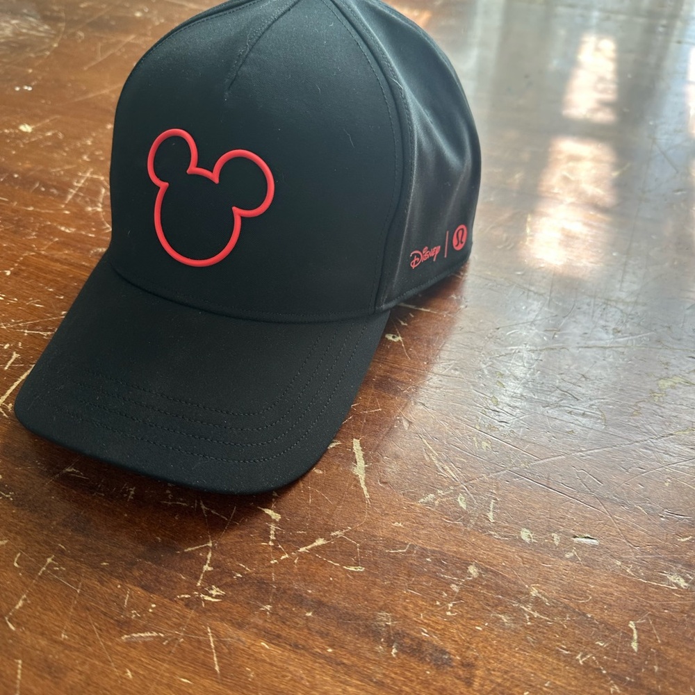 Lululemon Disney Black and Red Cap